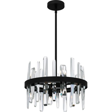 Quoizel Regal Pendant 8 Lights Matte Black PCRGL2816MBK